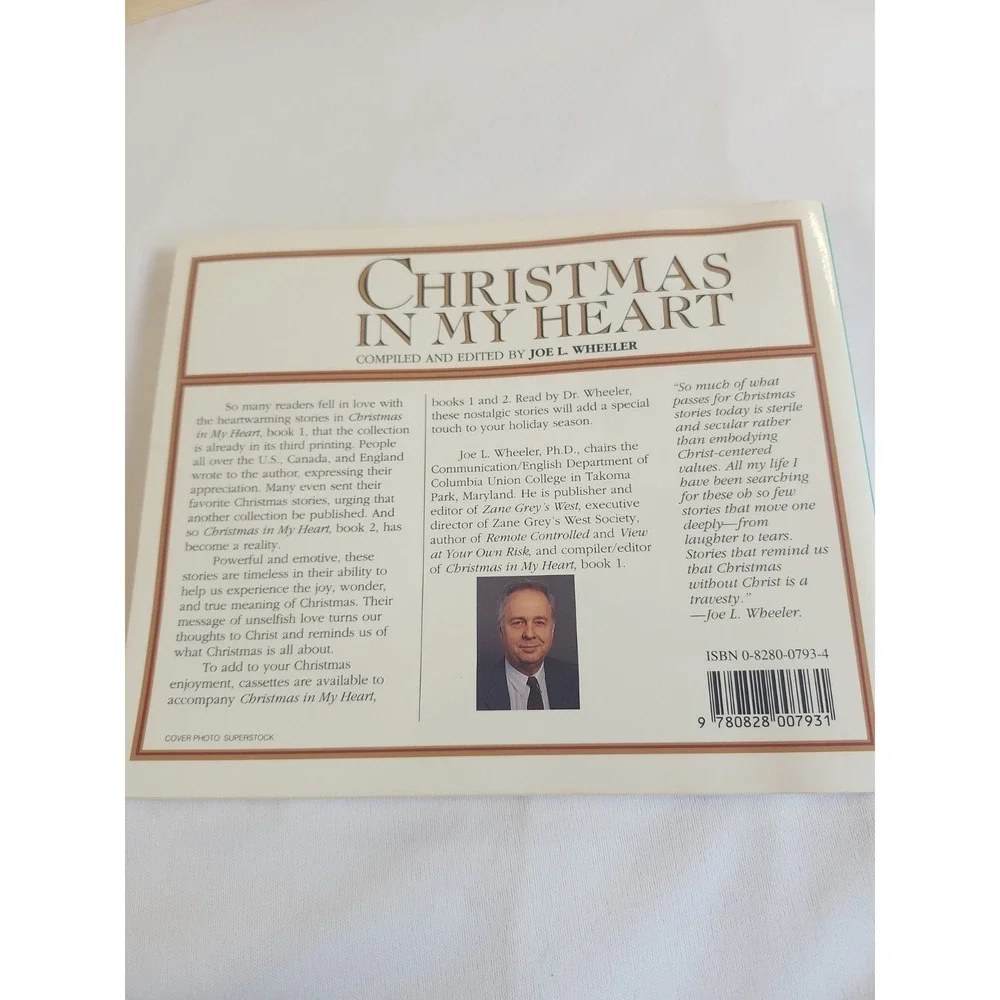 Lot Of 4 Christmas‎ In My Heart Books 1 2 3 4 By Joel L. Wheeler